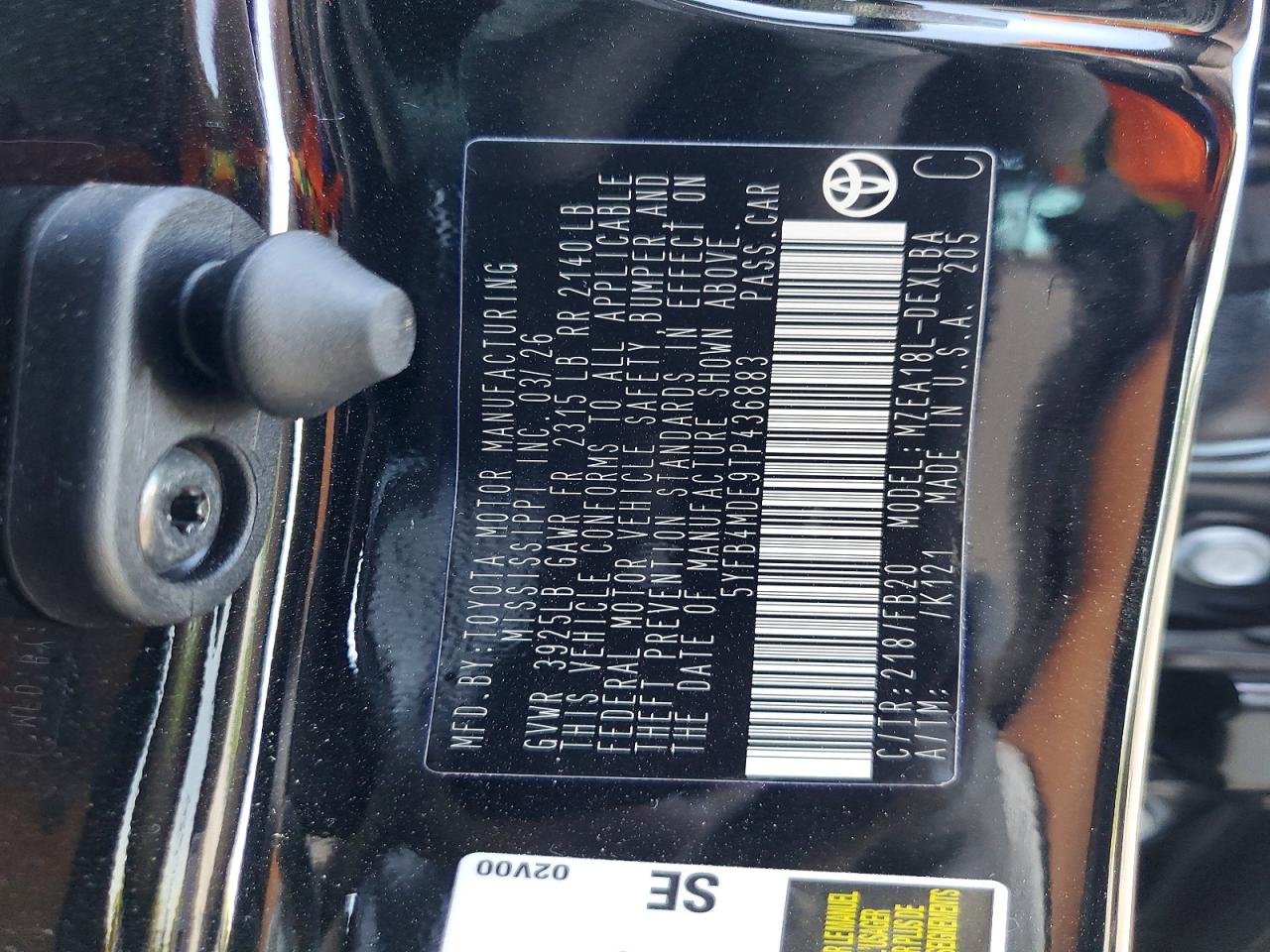 Toyota Corolla Le