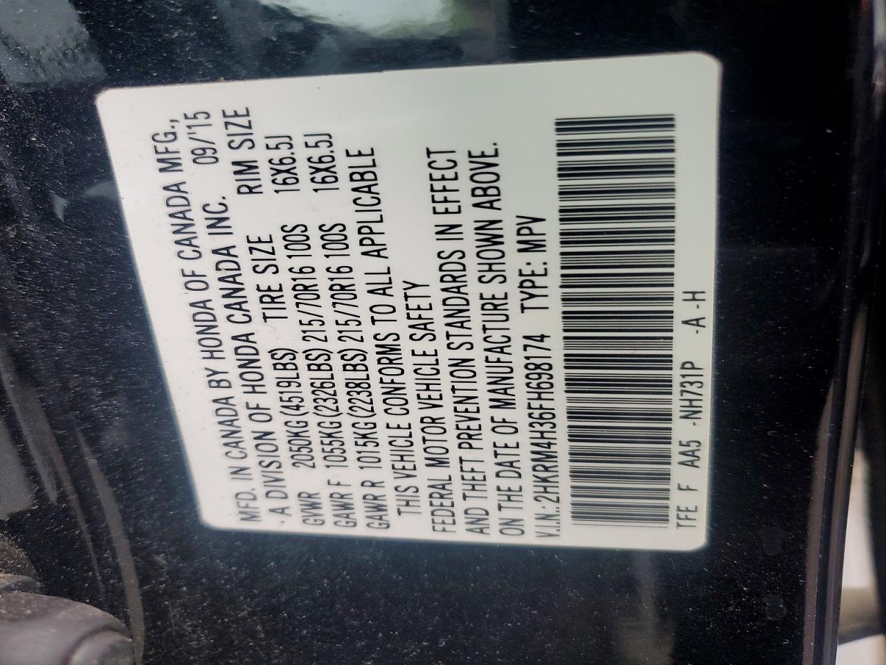 Honda Crv Lx