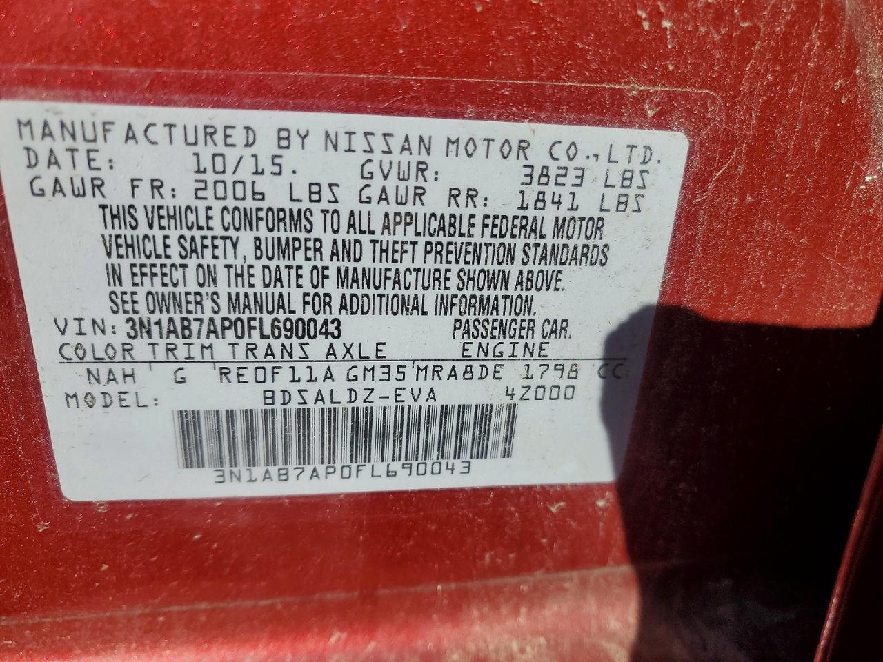 Nissan Sentra Sv