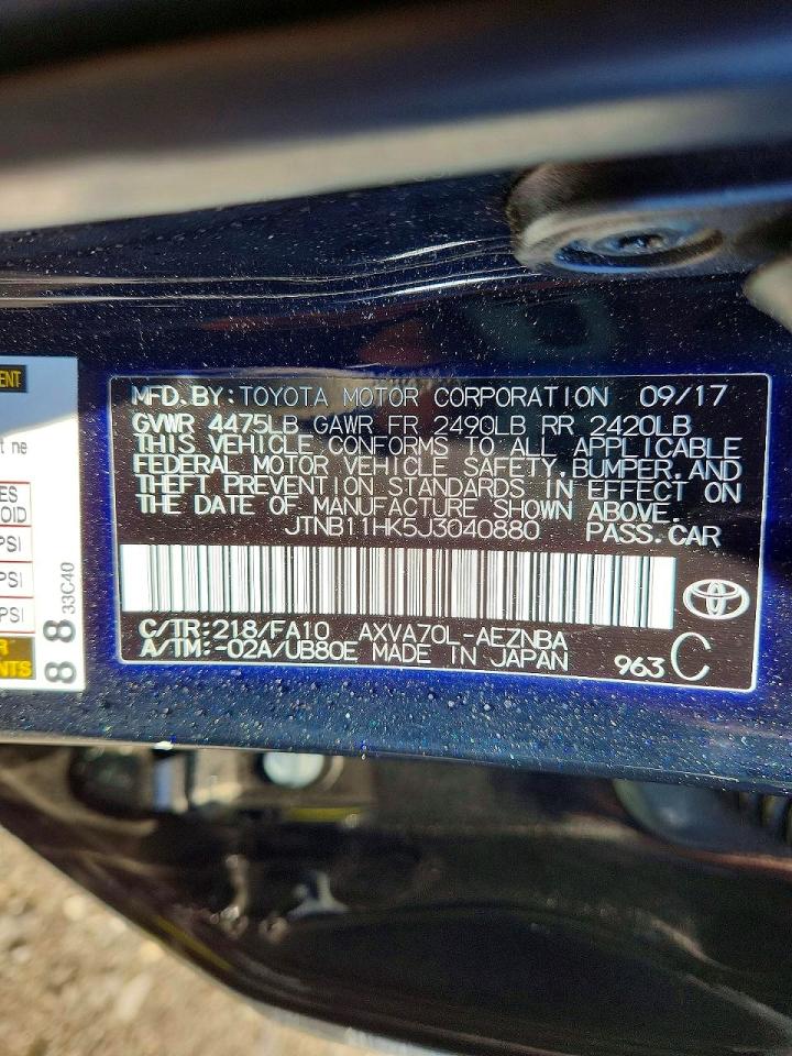 Toyota Camry Le