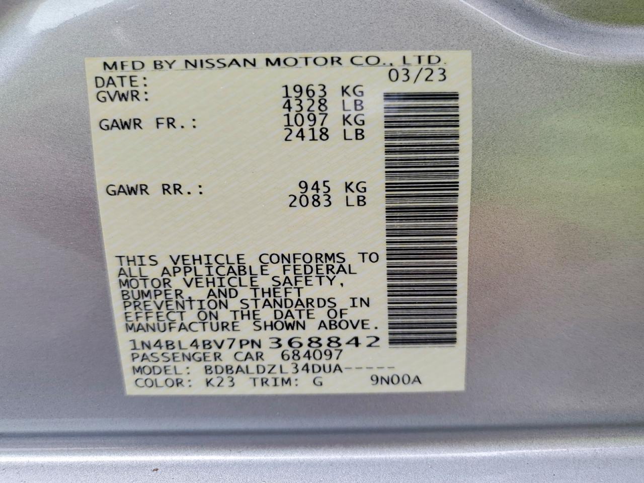 Nissan Altima 2.5 S