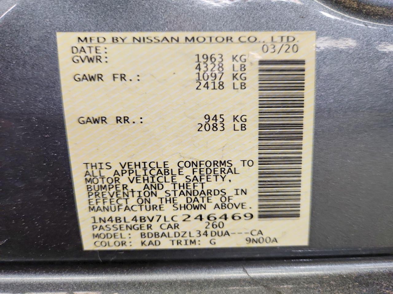 Nissan Altima S