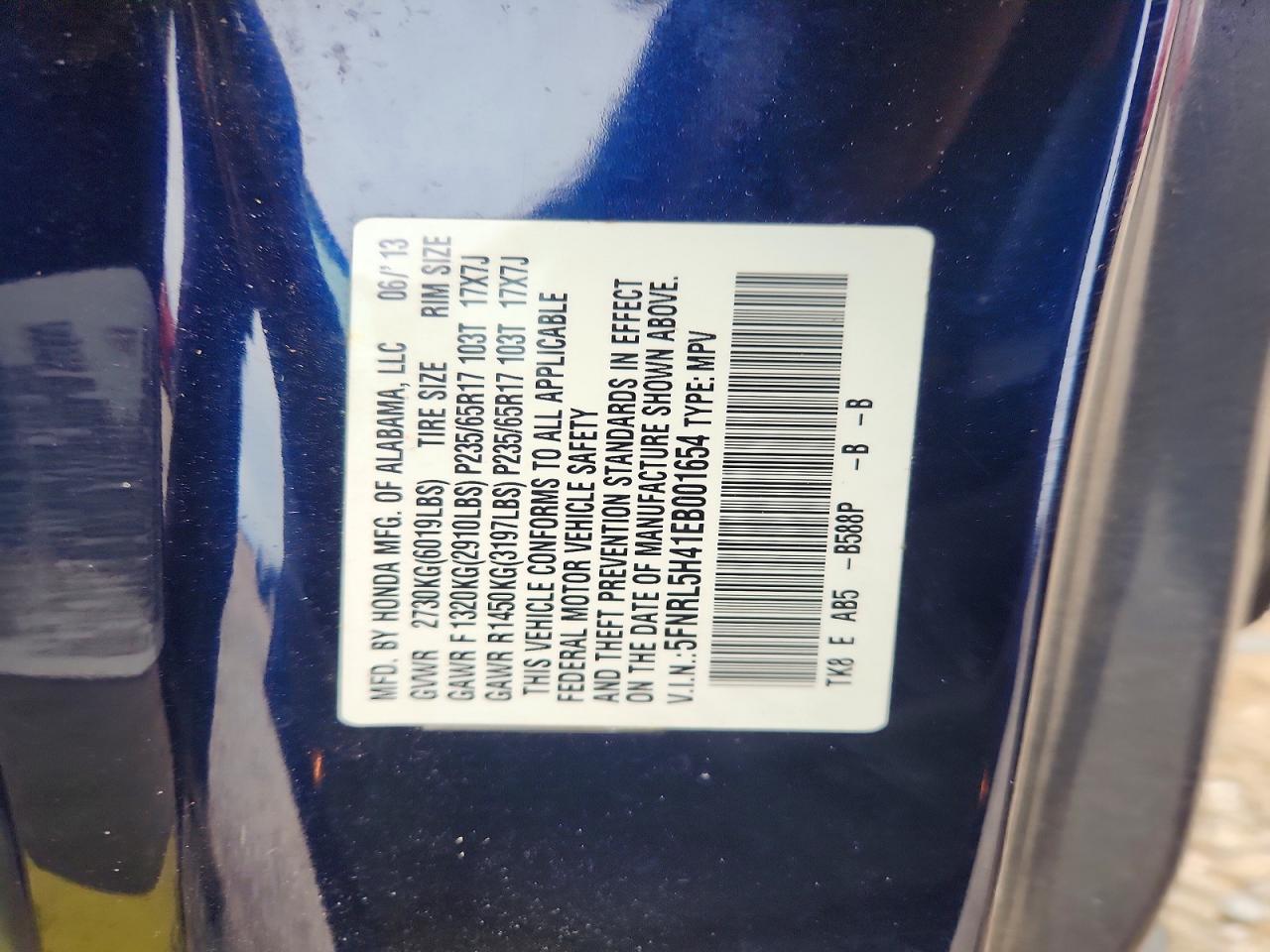 Honda Odyssey Ex