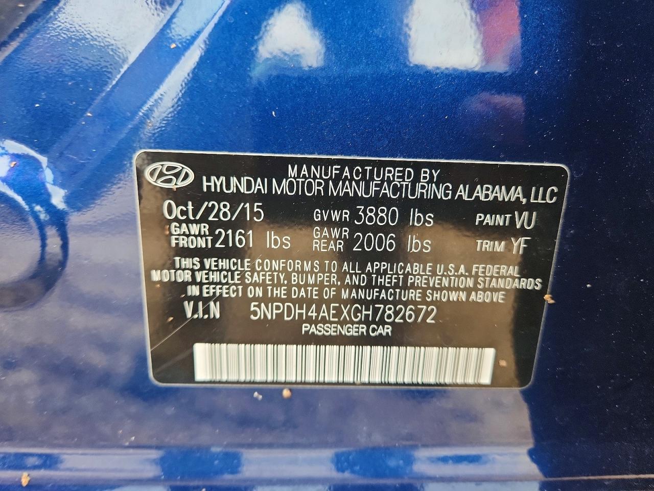 Hyundai ELANTRA Se