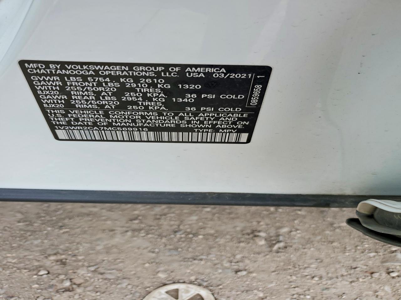 Volkswagen Atlas Se