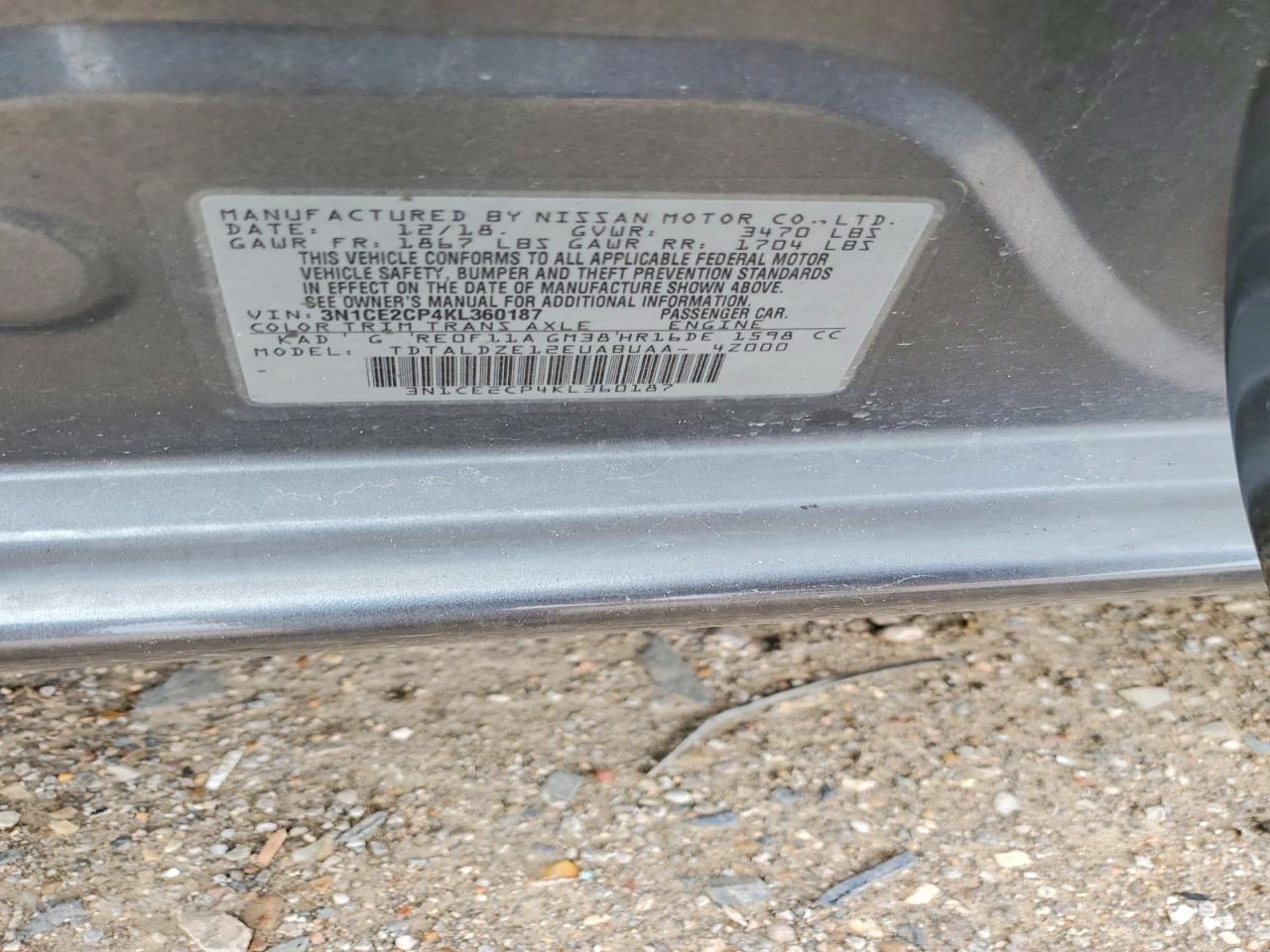 Nissan Versa Sv