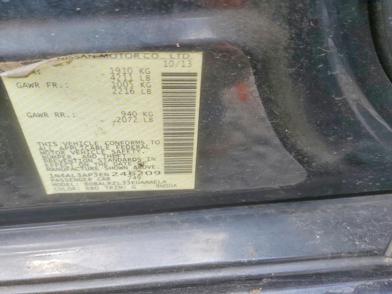 Nissan Altima 2.5 S