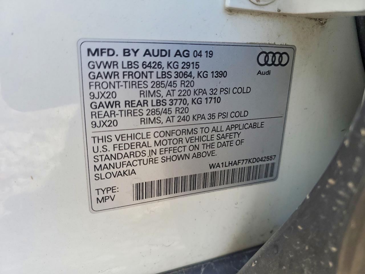Audi Q7 Premium Plus