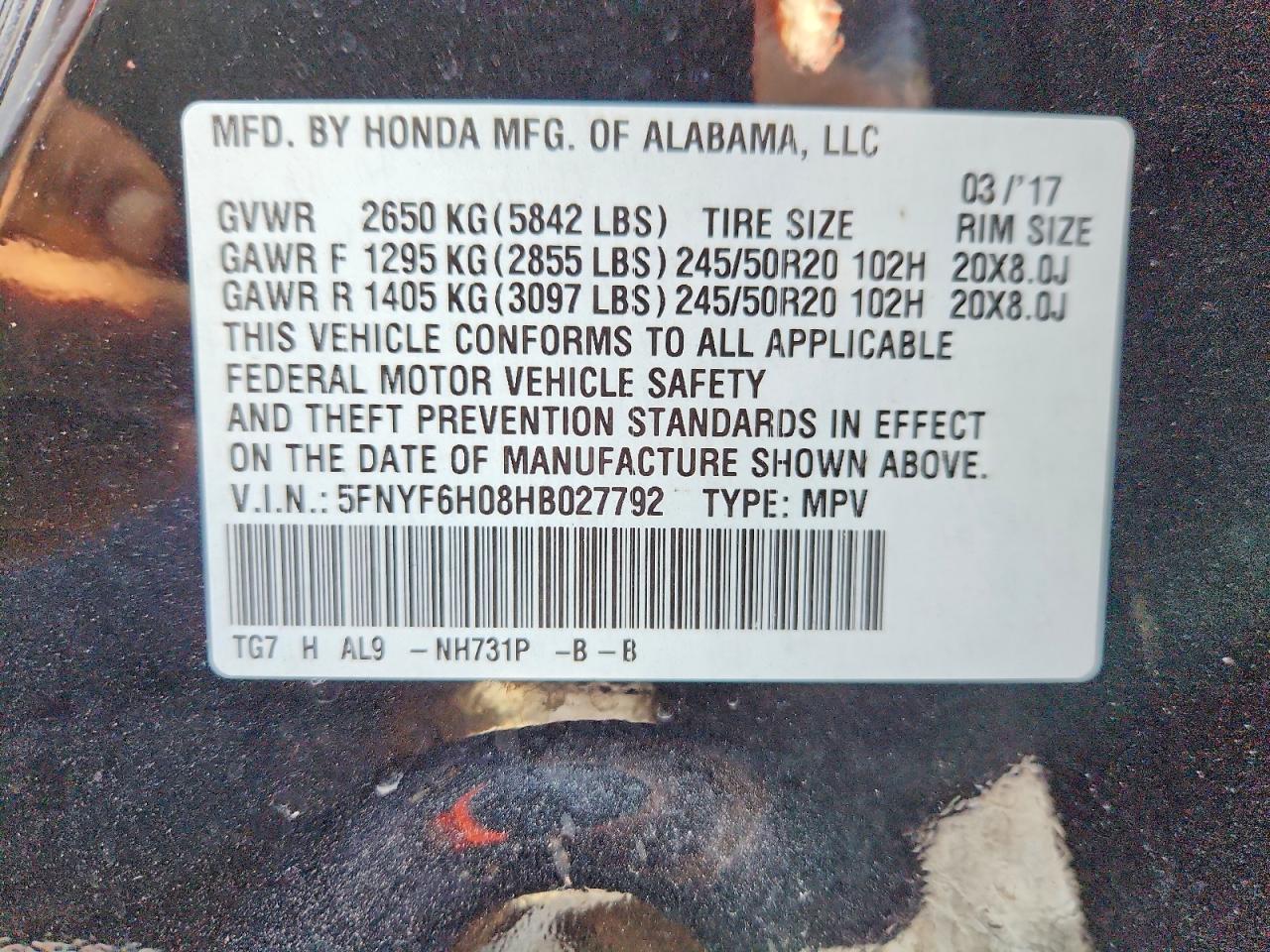 Honda Pilot Elite