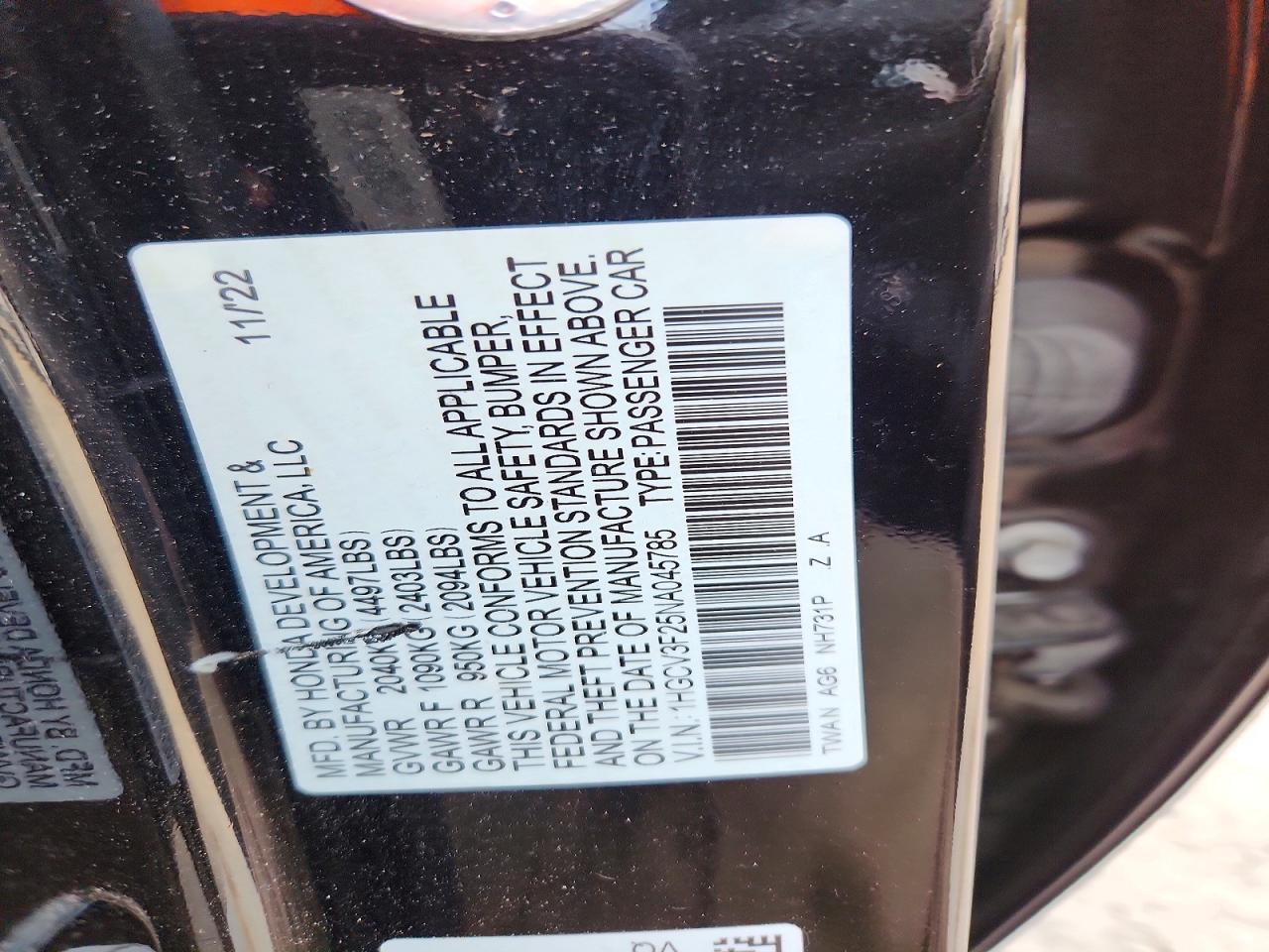 Honda Accord Hybrid Sport