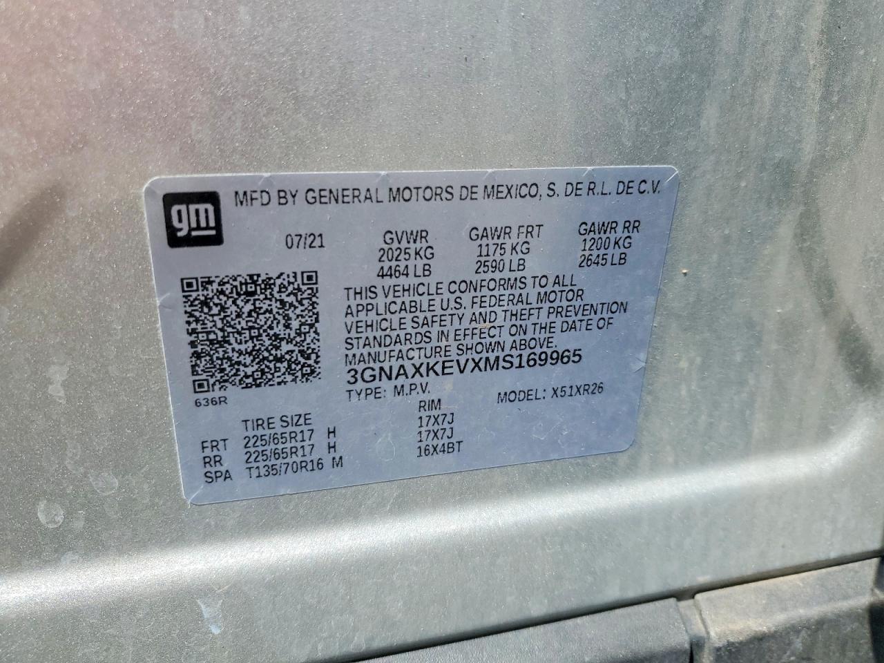 Chevrolet Equinox Lt