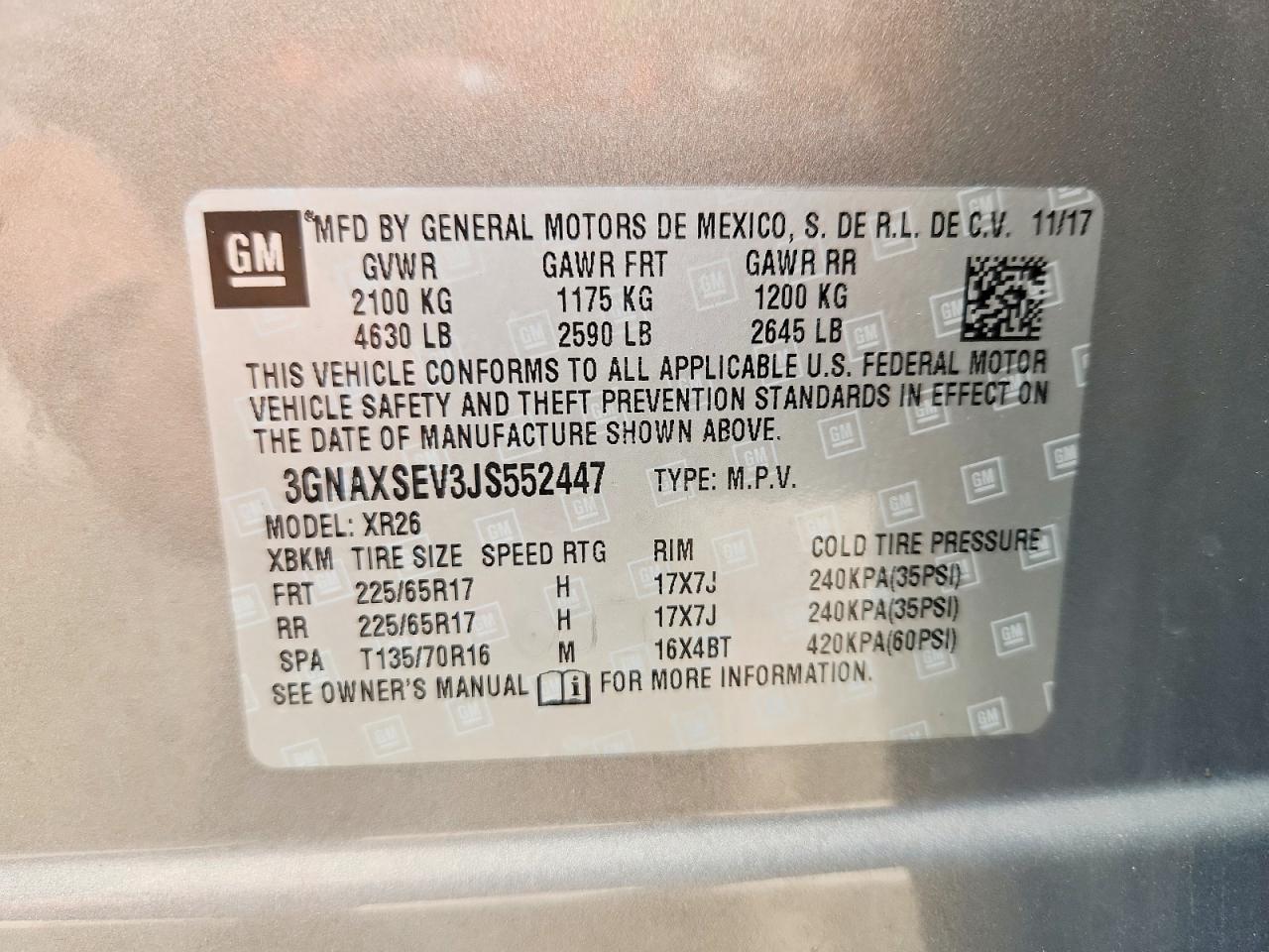 Chevrolet Equinox Lt