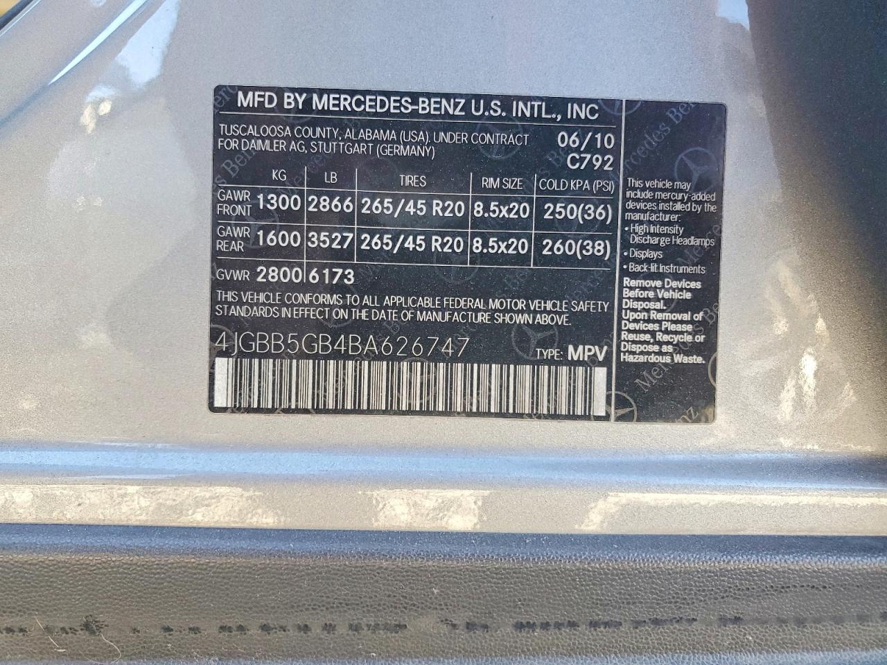 Mercedes-Benz M-Class 350