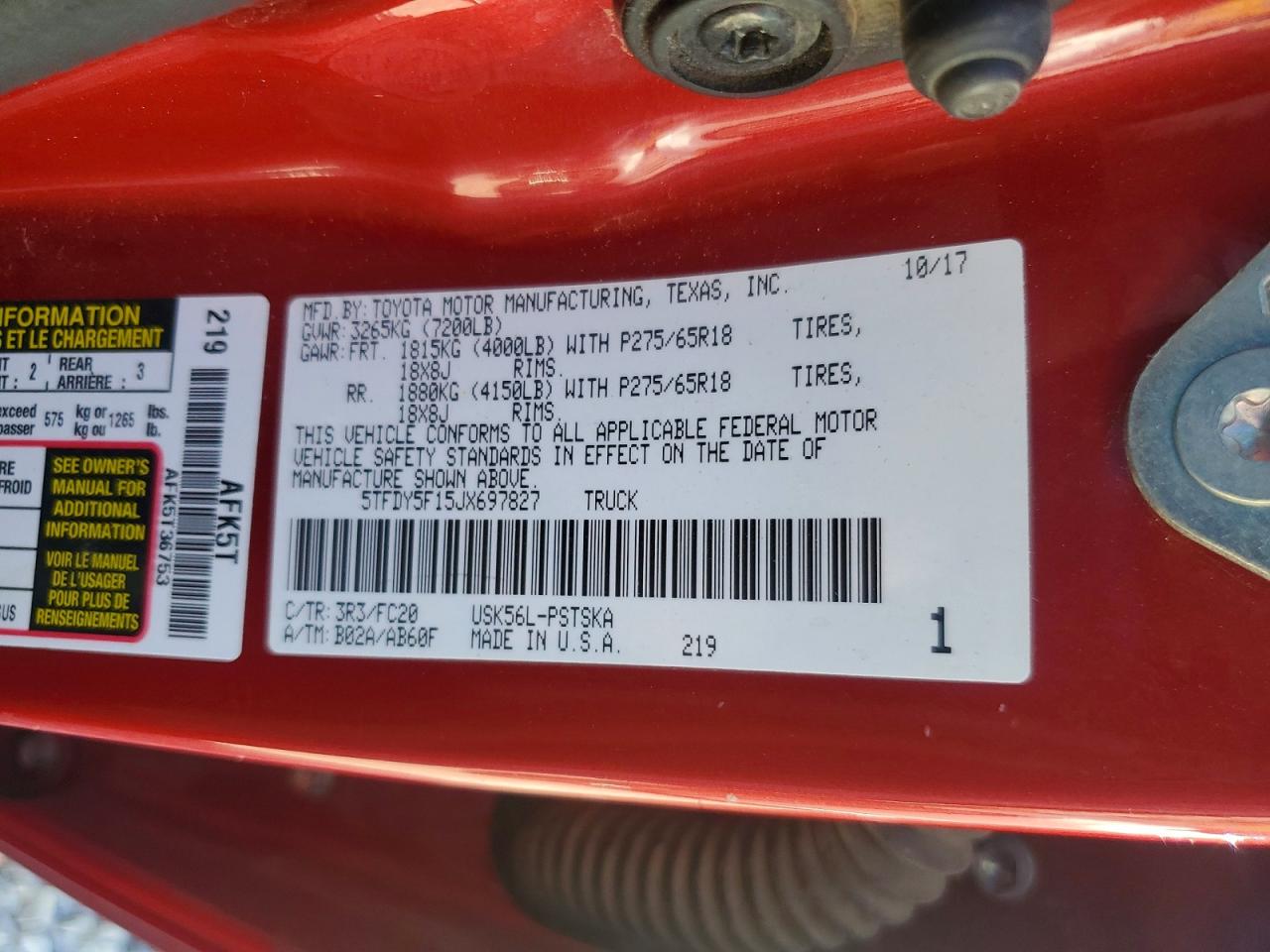 Toyota Tundra Sr5