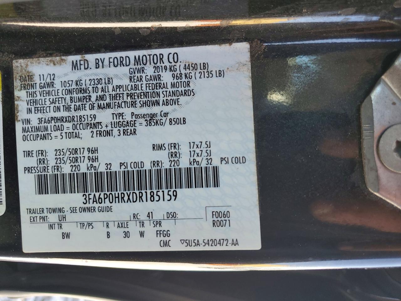 Ford Fusion Se