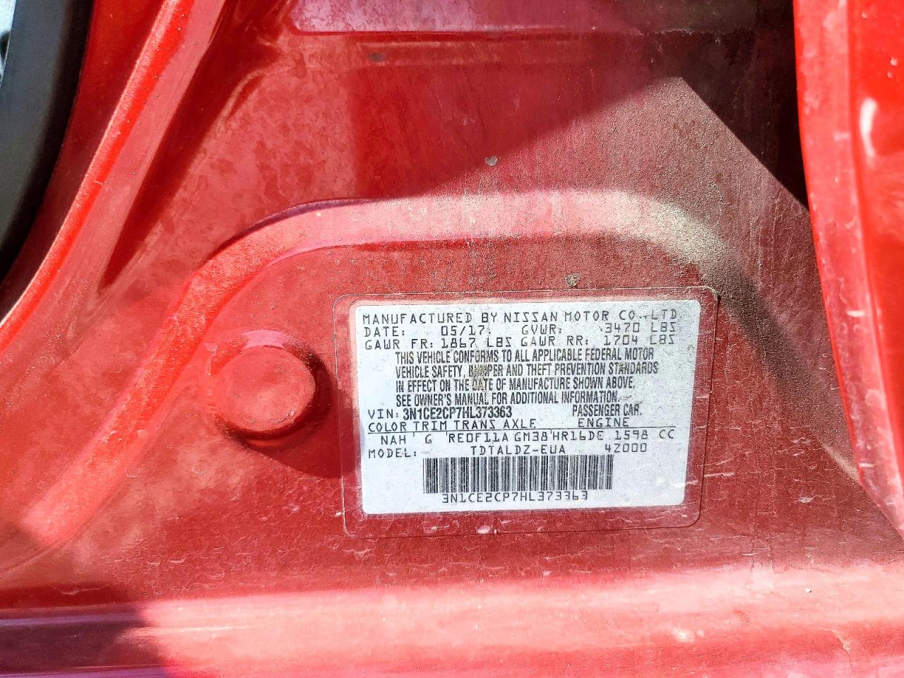 Nissan Versa Sv