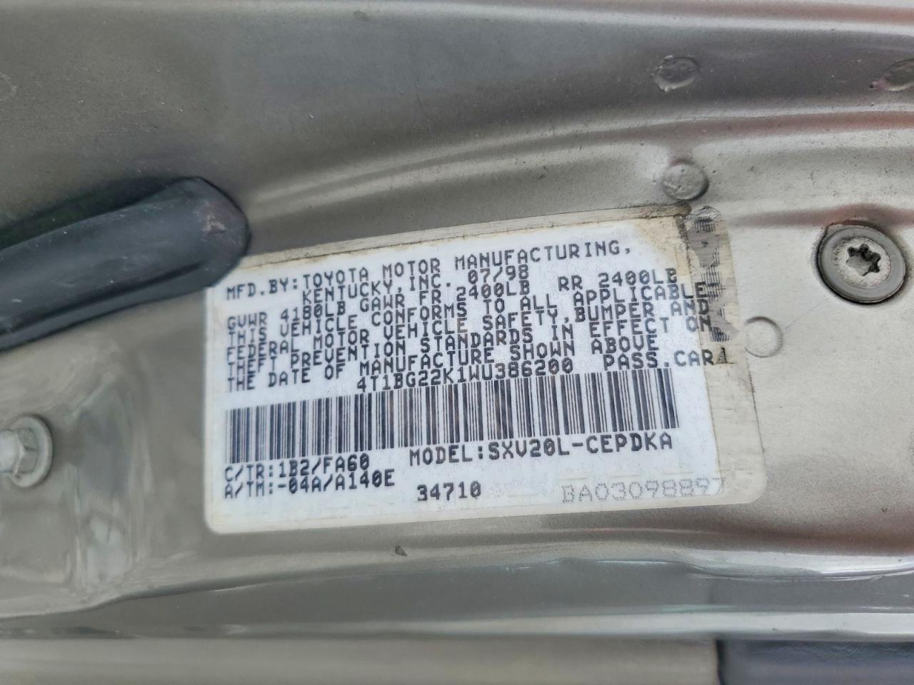 Toyota Camry Ce