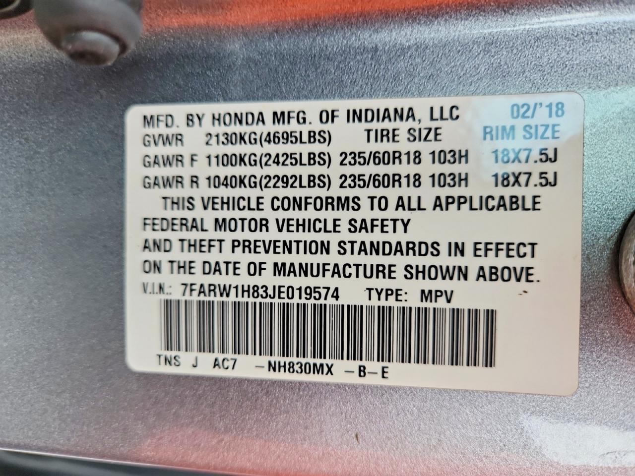 Honda Crv Exl