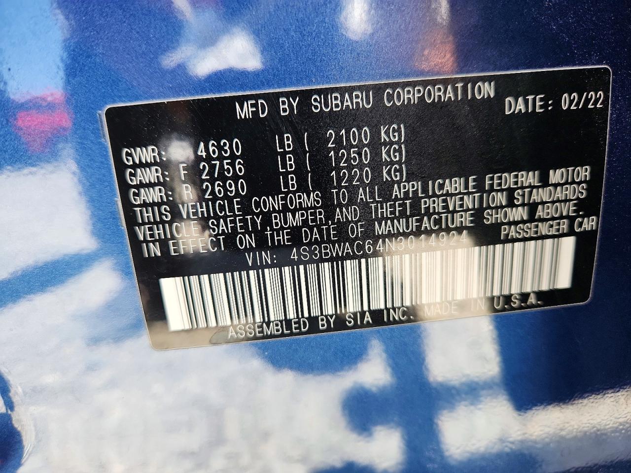 Subaru Legacy Premium