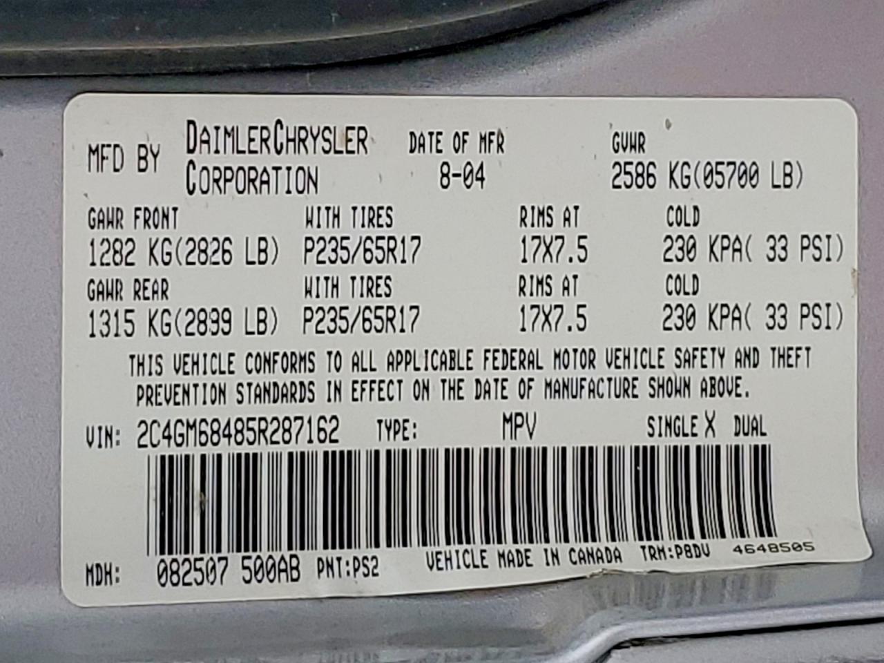 Chrysler Pacifica Touring