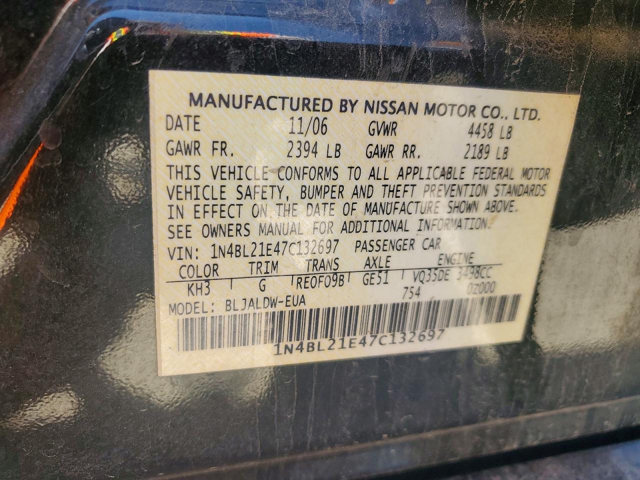 Nissan Altima 3.5 Se