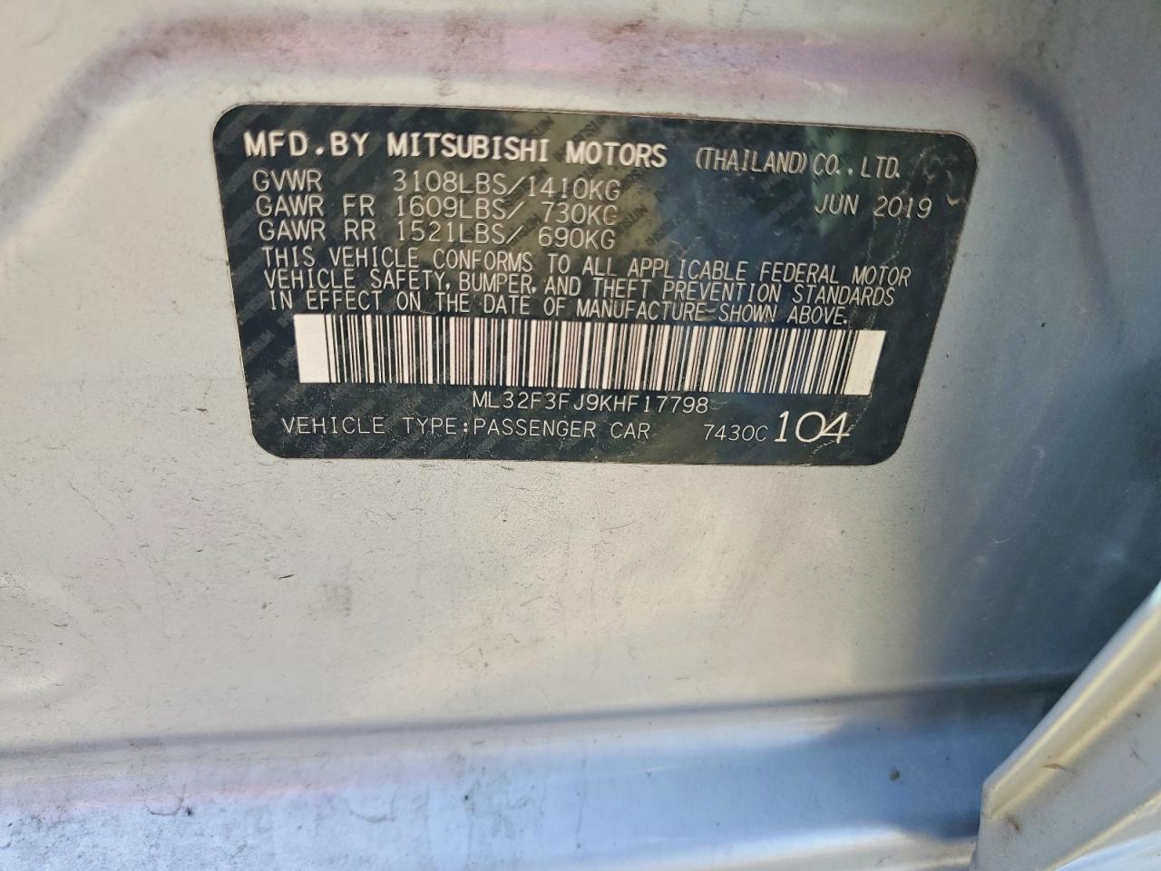 Mitsubishi Mirage G4 Es