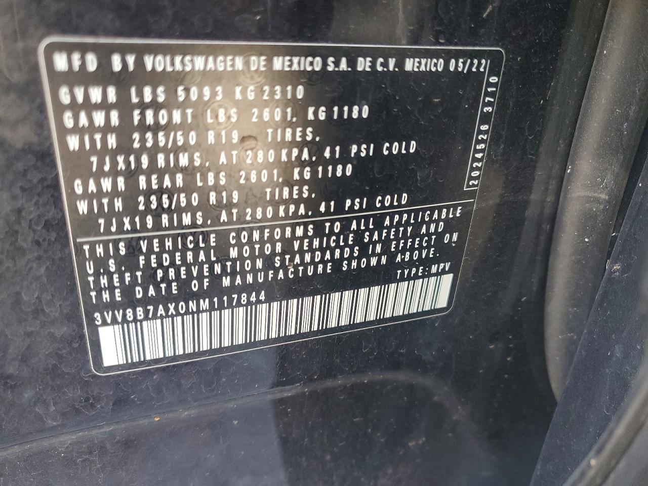 Volkswagen Tiguan Se R-line Black