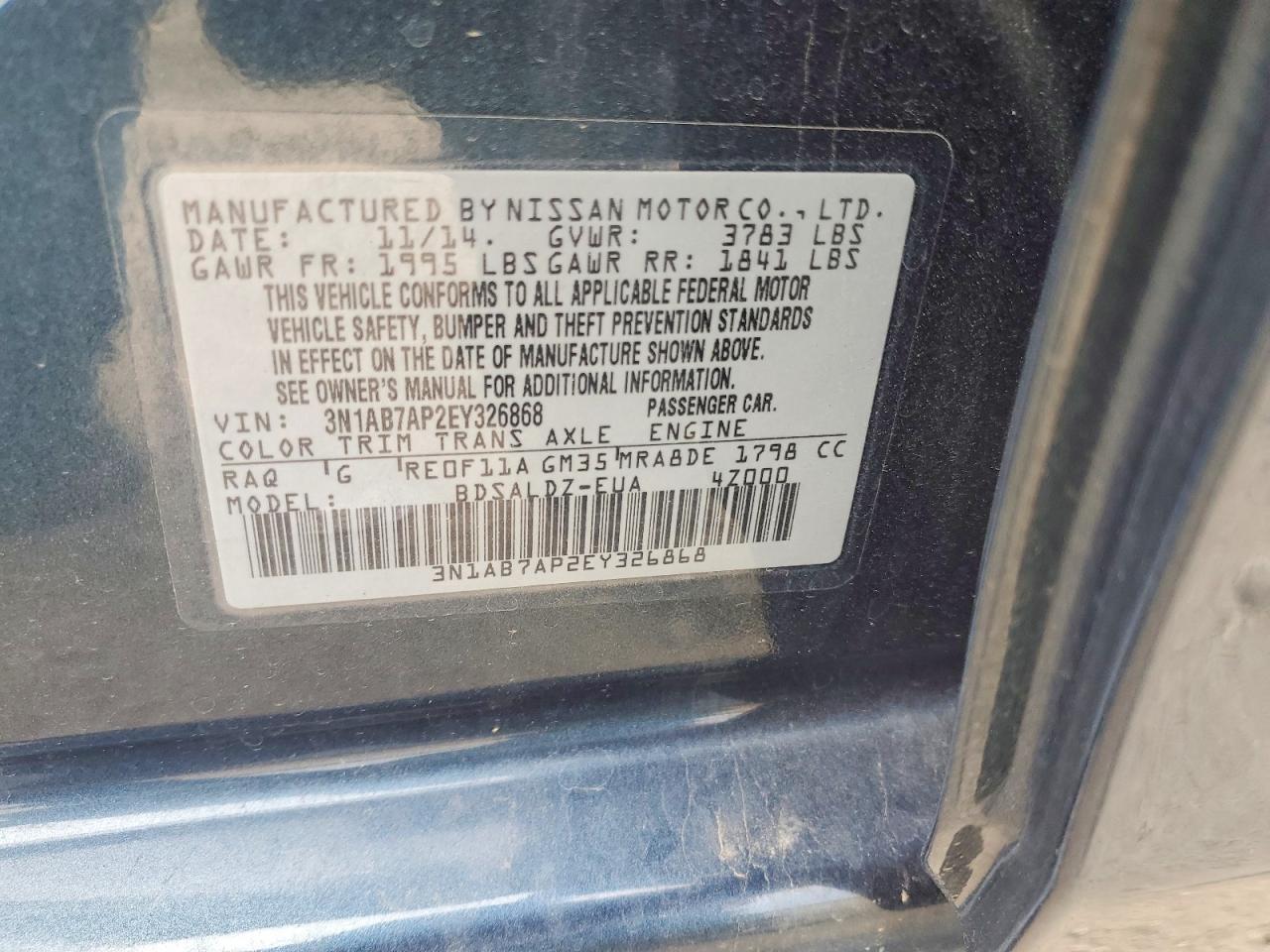 Nissan Sentra Sv