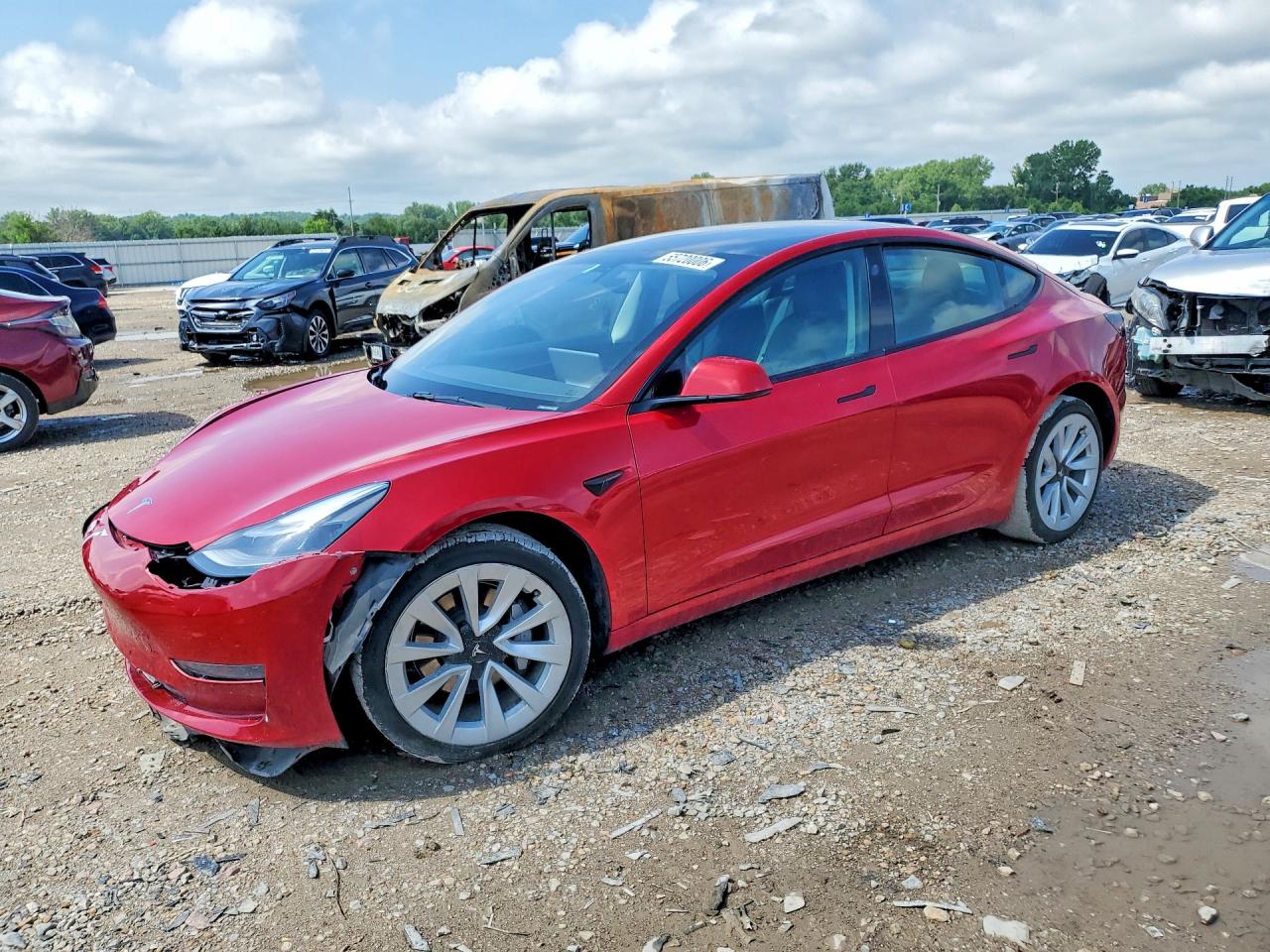 Salvage Tesla Model 3 Image