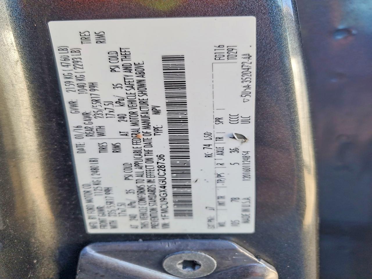 Ford Escape Se
