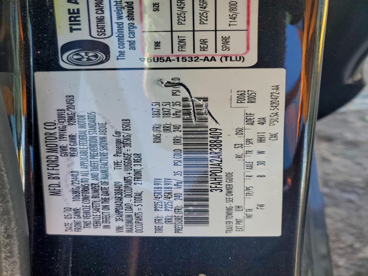 Ford Fusion Sel