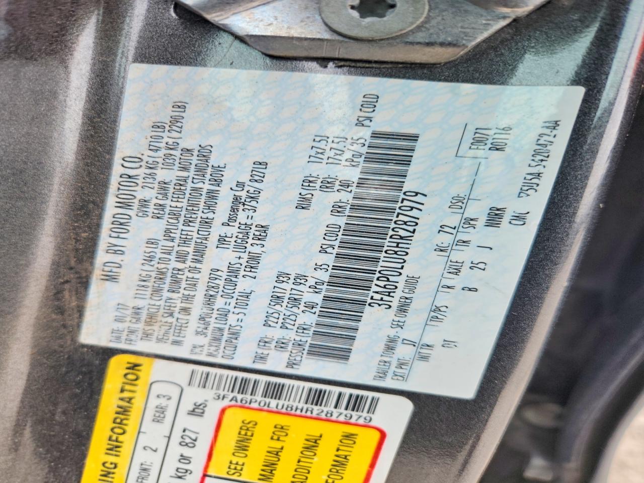 Ford Fusion Se Hybrid