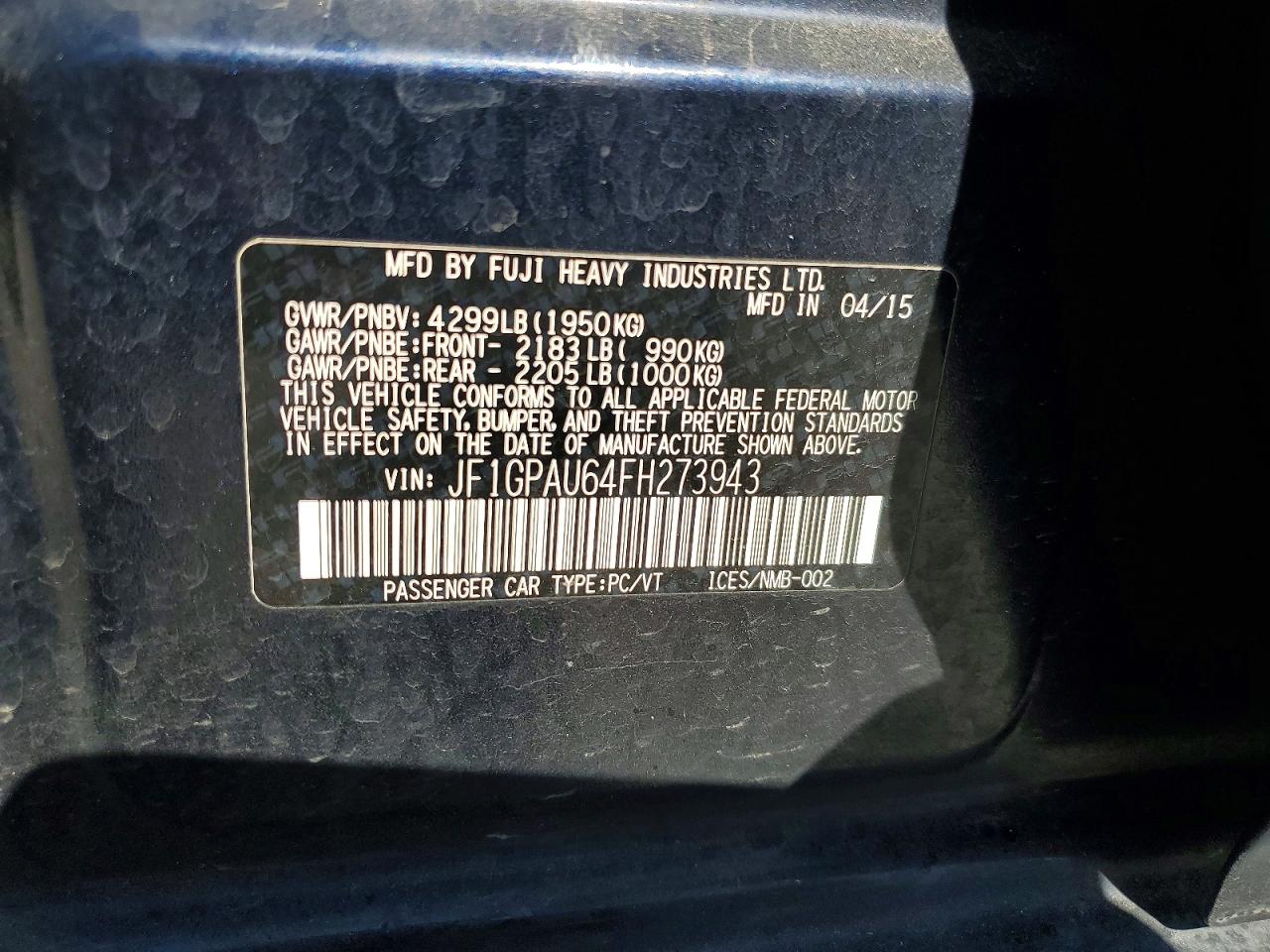 Subaru Impreza Sport