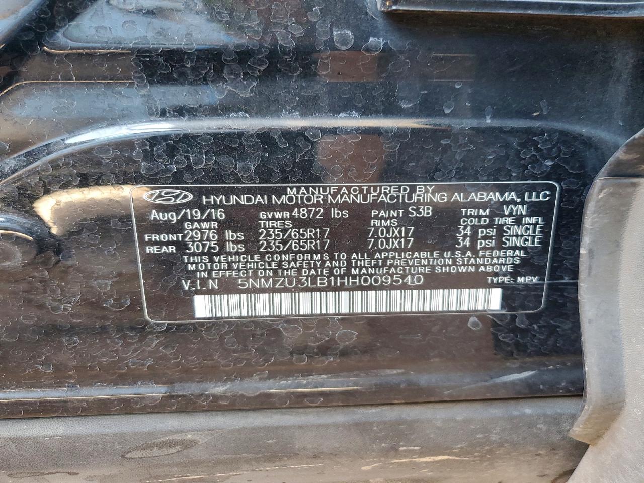 Hyundai SANTA FE 2.4l