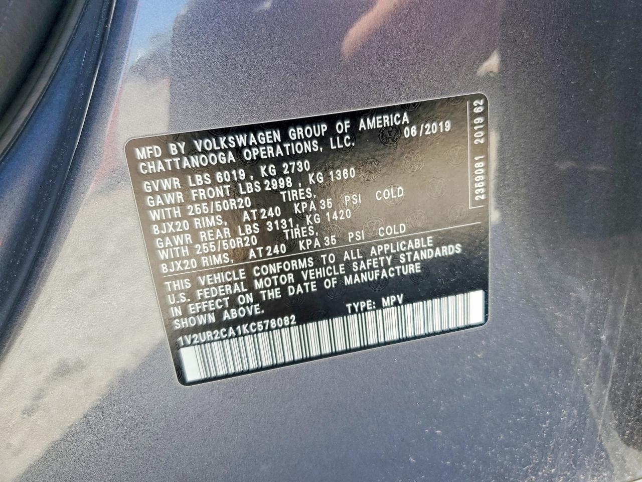 Volkswagen Atlas Se