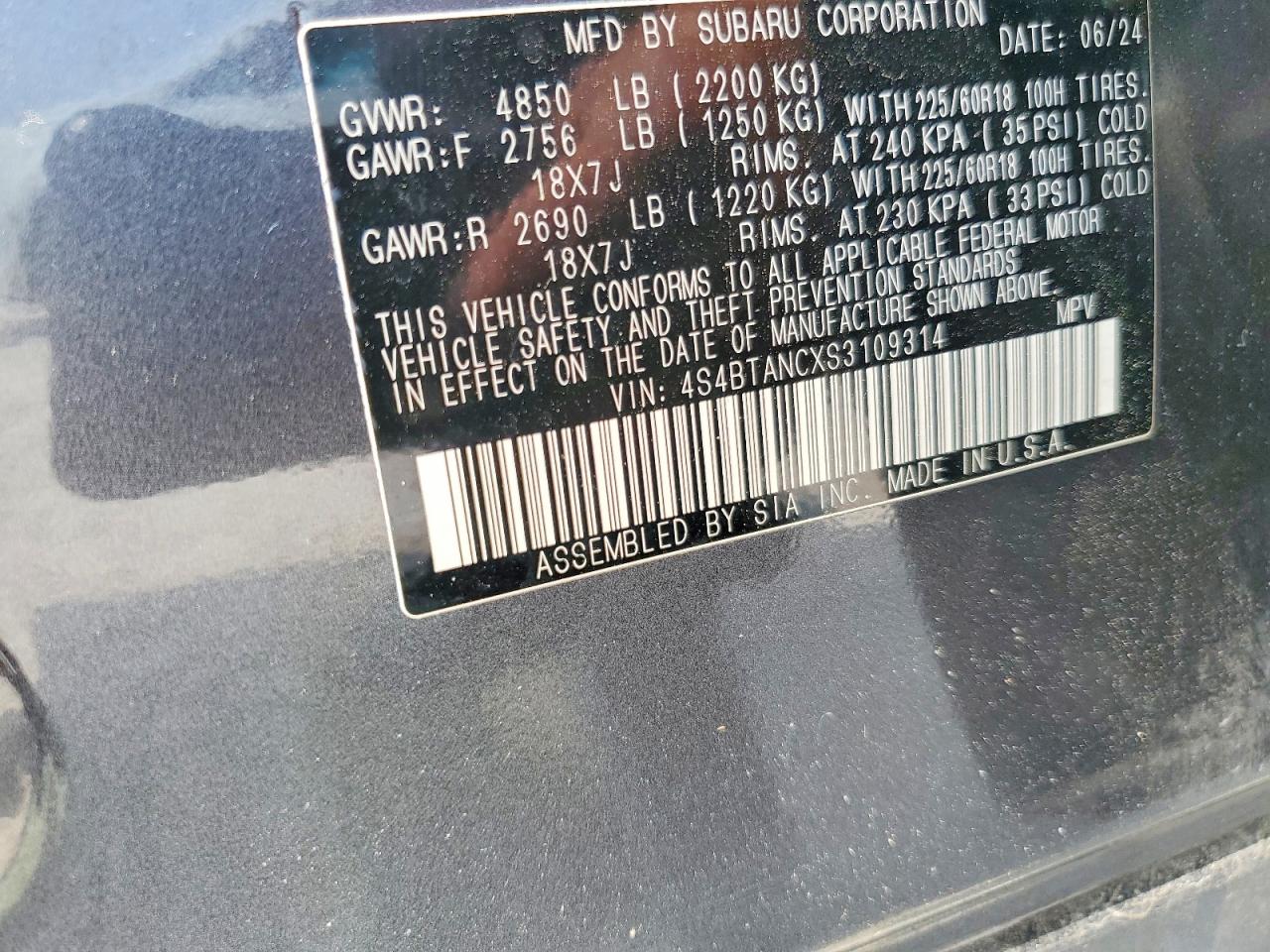 Subaru Outback Limited