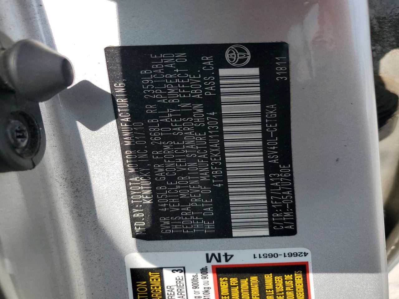 Toyota Camry Xle