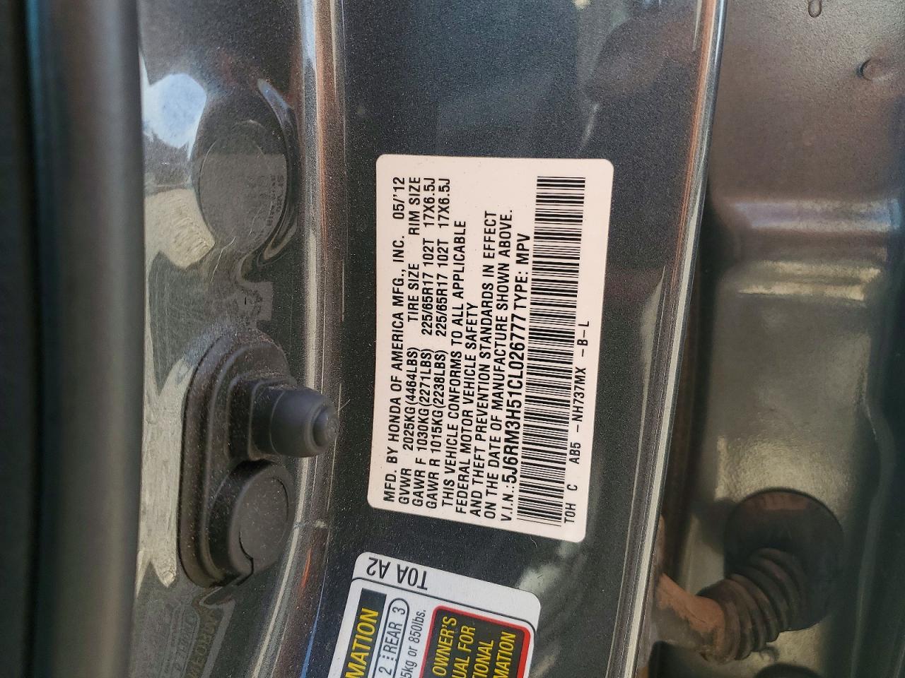 Honda Crv Ex