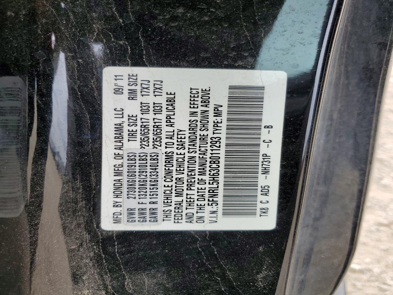 Honda Odyssey Exl