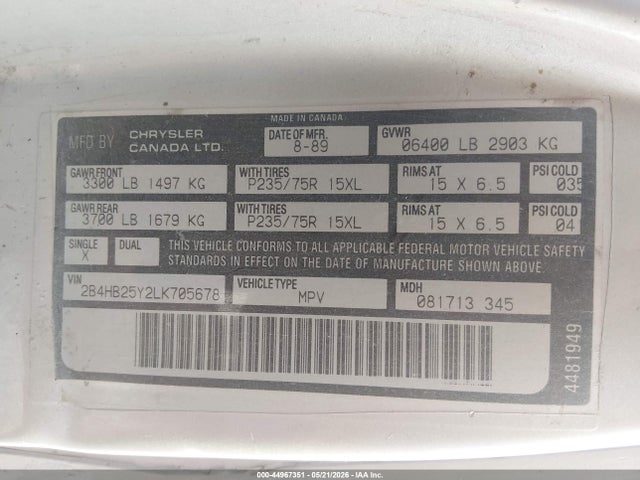 Dodge Ram Wagon B250