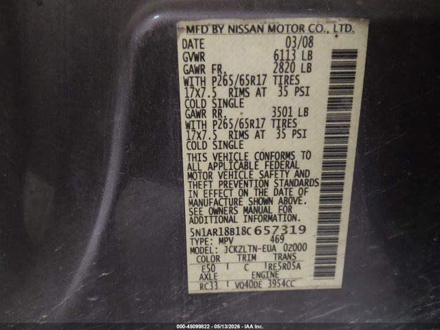 Nissan Pathfinder Se