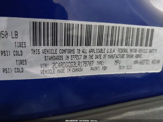 Dodge Grand Caravan Sxt