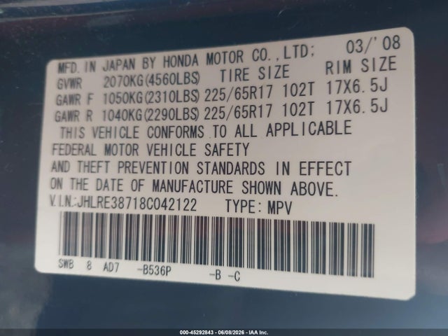 Honda CR-V Ex-l