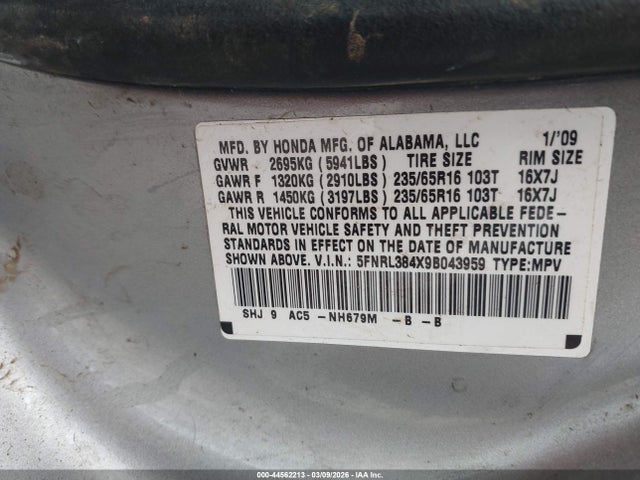 Honda Odyssey Ex