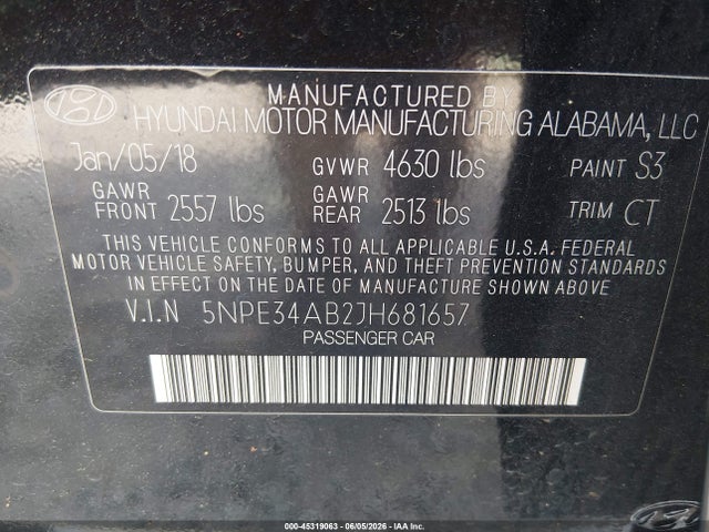 Hyundai SONATA Sport 2.0t