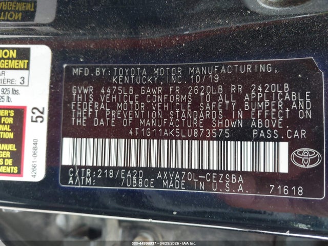 Toyota Camry Se