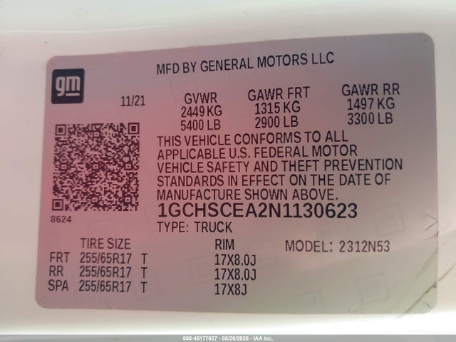 Chevrolet Colorado 2wd  Long Box Lt
