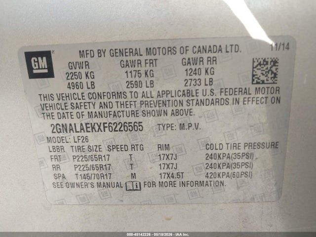 Chevrolet Equinox Ls