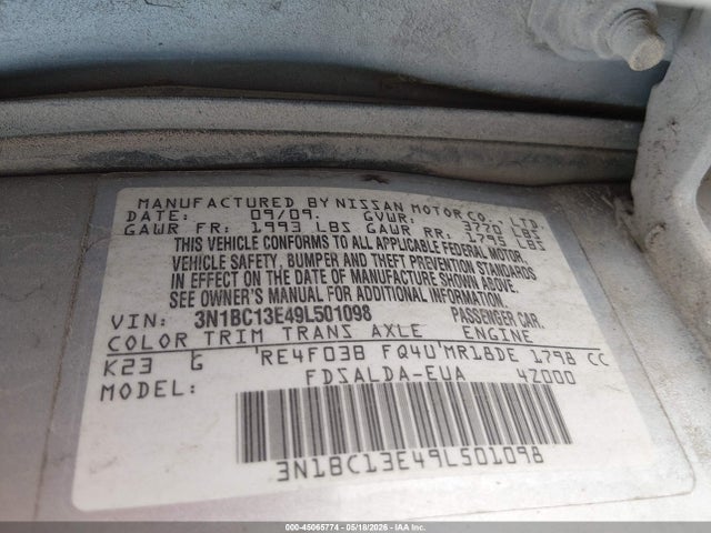 Nissan Versa 1.8s