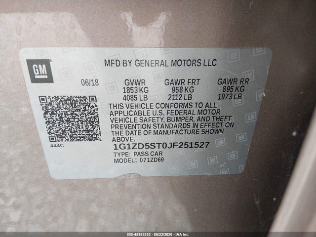 Chevrolet Malibu Lt